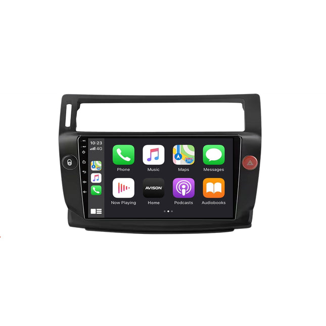 Navigation för Citroen C4 2004-2014 | CarPlay | Android Auto | WIFI | Bluetooth | QLED | XR4