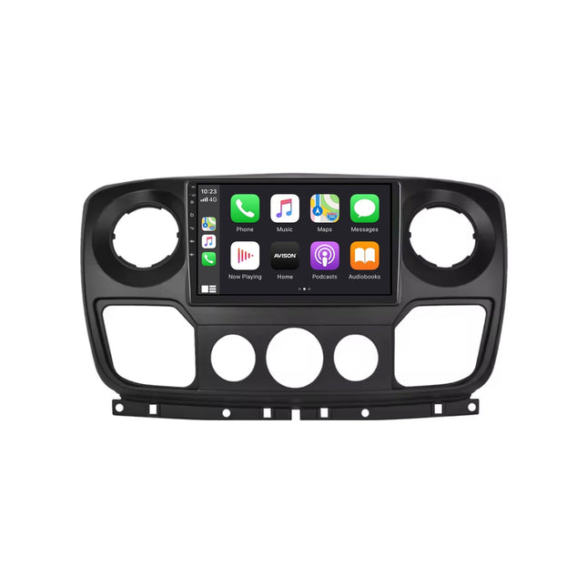 Navigation för Renault Master III (FV) 2010-2013 | CarPlay | Android Auto | WIFI | Bluetooth | QLED | XR4