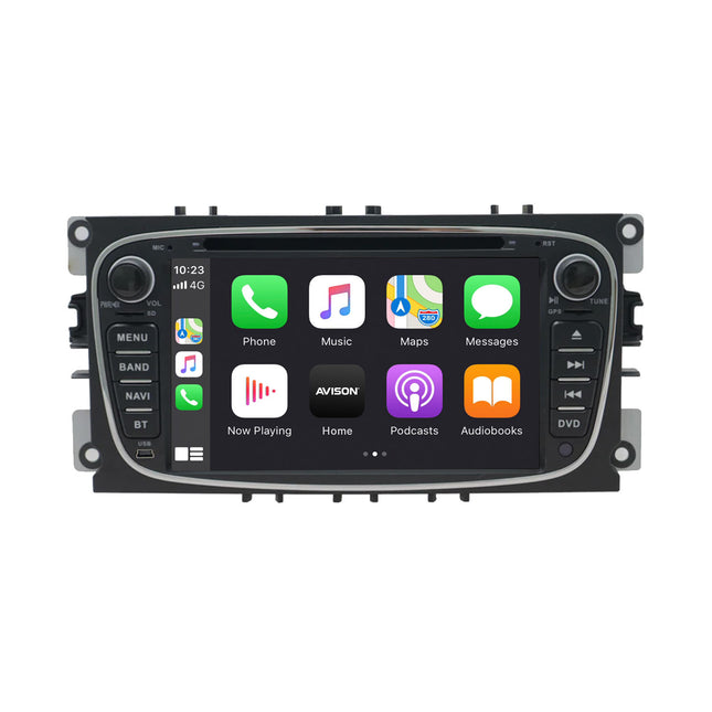 Navigation för Ford Black Oval 7" | CarPlay | Android | DAB+ | Bluetooth | 64GB