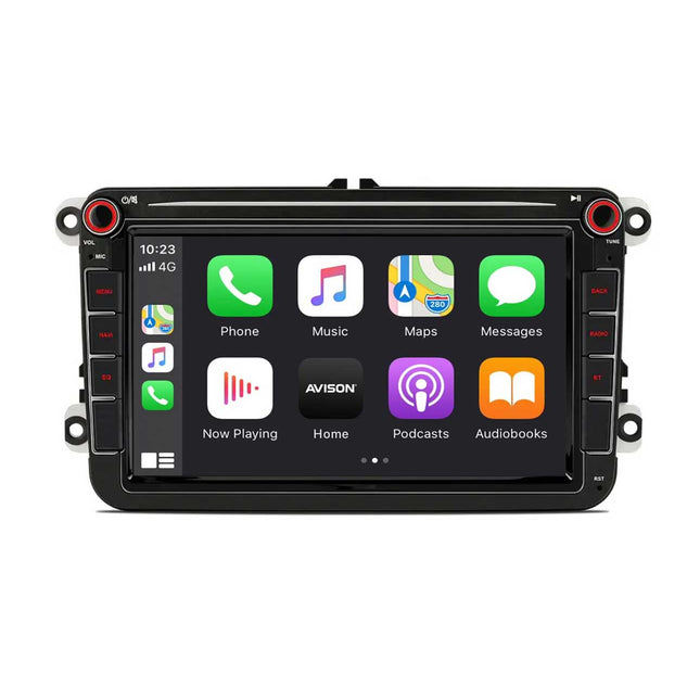 Navigation för VW Seat & Skoda 8 tum | Carplay | Android | DAB | Bluetooth | WIFI