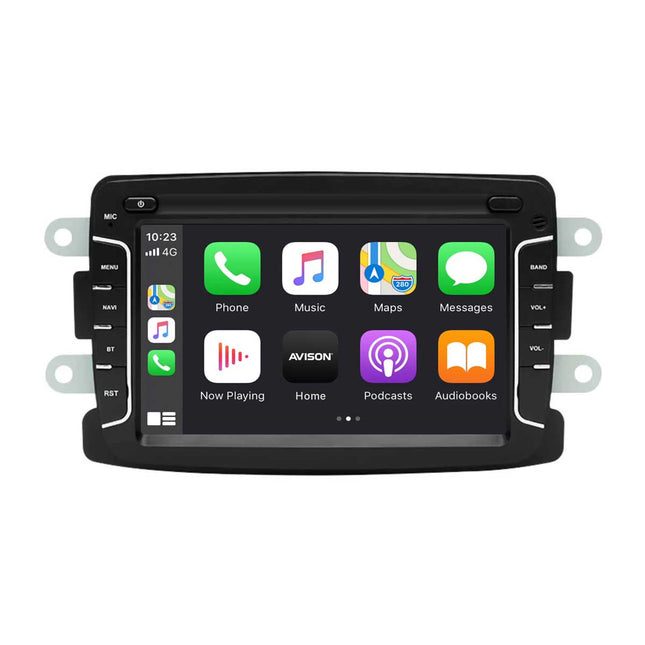 Navigation för Dacia Renault | Carplay | Android Auto | DAB+ | Bluetooth