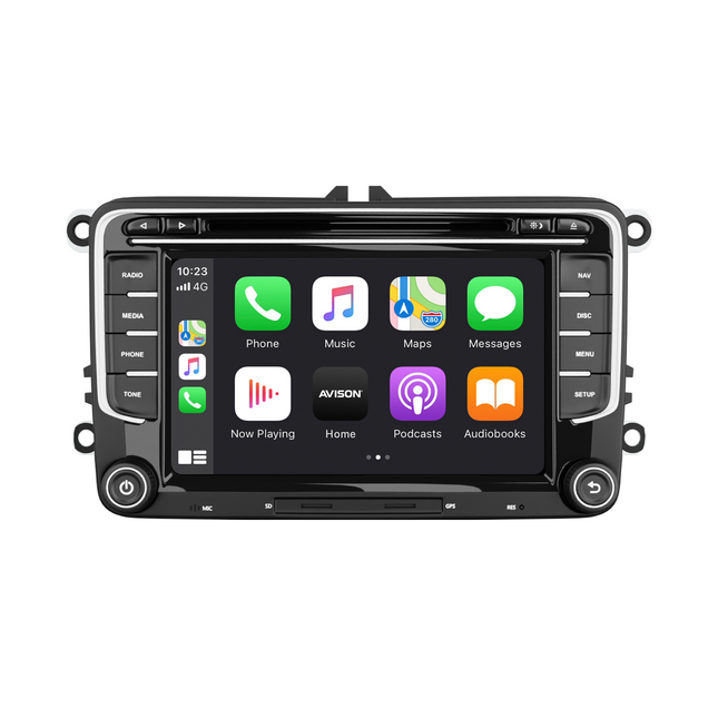Navigation för VW Seat & Skoda 7" | Carplay Wireless | Android Auto | DAB+ | 64 GB