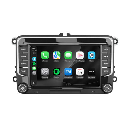 CarPlay & Android Navigation för VW Seat & Skoda 7" | 64 GB | DAB | 8 CORE