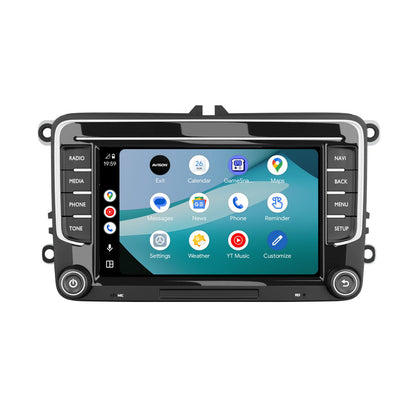 Apple CarPlay & Android Auto Bilstereo för VW, Seat & Skoda - 7" QLED, DAB+, 64GB, GPS - AVN-R570
