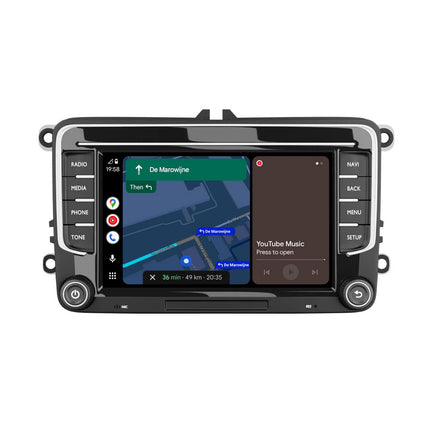 CarPlay & Android Navigation för VW Seat & Skoda 7" | 64 GB | DAB | 8 CORE