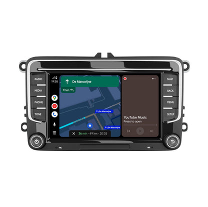 Apple CarPlay & Android Auto Bilstereo för VW, Seat & Skoda - 7" QLED, DAB+, 64GB, GPS - AVN-R570
