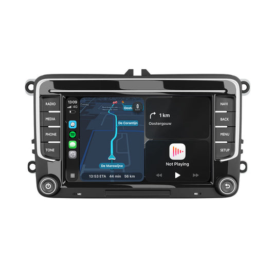 Apple CarPlay & Android Auto Bilstereo för VW, Seat & Skoda - 7" QLED, DAB+, 64GB, GPS - AVN-R570