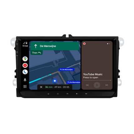Navigation för VW Seat & Skoda | Carplay Wireless | Android Auto | DAB+ | Android | 64 GB