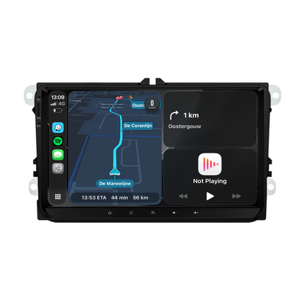 Navigation för VW Seat & Skoda | Carplay Wireless | Android Auto | DAB+ | Android | 64 GB