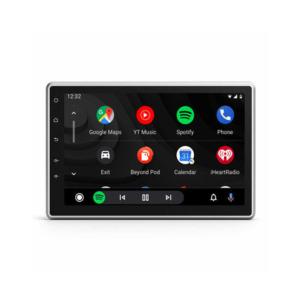 Universal 1-DIN bilstereo med 10,1" QLED-skärm | CarPlay | Android Auto | Bluetooth | Linux