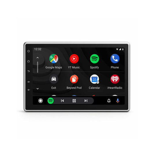 Universal 1-DIN bilstereo med 10,1" QLED-skärm | CarPlay | Android Auto | Bluetooth | Linux