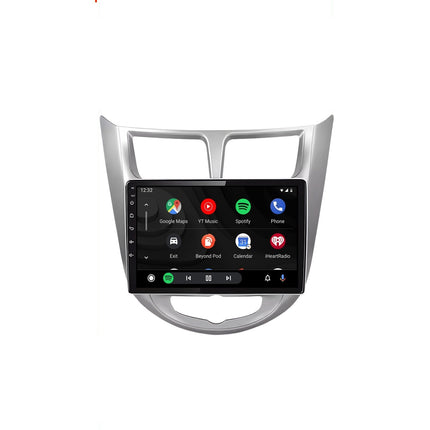 Navigation för Hyundai Accent 2010-2017 | CarPlay | Android Auto | WIFI | Bluetooth | QLED | XR4