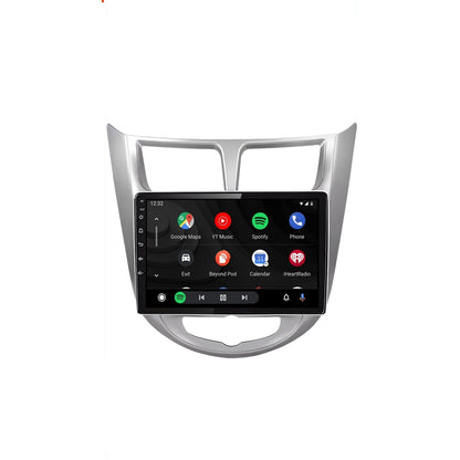 Navigation för Hyundai Accent 2010-2017 | CarPlay | Android Auto | WIFI | Bluetooth | QLED | XR4