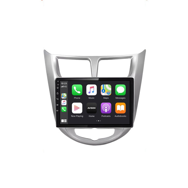 Navigation för Hyundai Accent 2010-2017 | CarPlay | Android Auto | WIFI | Bluetooth | QLED | XR4