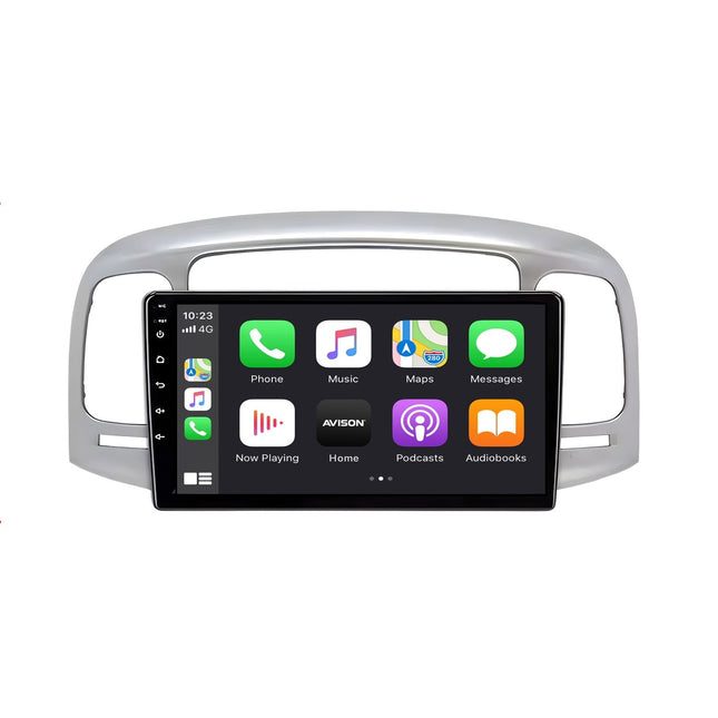 Navigation för Hyundai Accent 3 2006-2011 | CarPlay | Android Auto | WIFI | Bluetooth | QLED | XR4