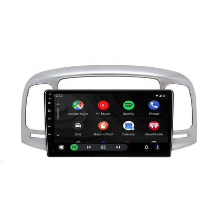Navigation för Hyundai Accent 3 2006-2011 | CarPlay | Android Auto | WIFI | Bluetooth | QLED | XR4