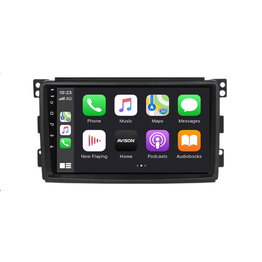 Navigation för Mercedes Benz Smart Fortwo 451 2006-2009 | CarPlay | Android Auto | WIFI | Bluetooth | QLED | XR4