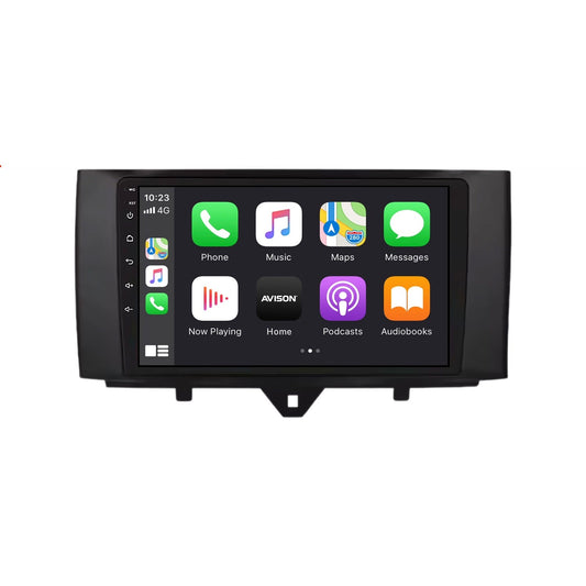 Navigation för Mercedes Benz Smart Fortwo 451 2011-2015 | CarPlay | Android Auto | WIFI | Bluetooth | QLED | XR4