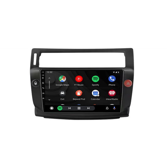 Navigation för Citroen C4 2004-2009 | CarPlay | Android Auto | WIFI | Bluetooth | QLED | XR4