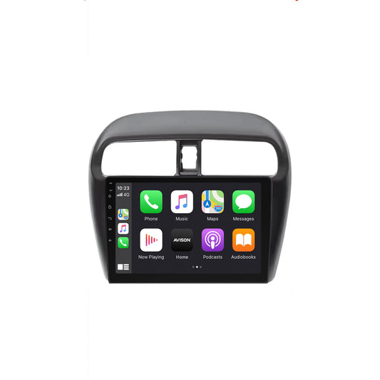 Navigation för Mitsubishi Mirage & Space Star | CarPlay | Android Auto | WIFI | Bluetooth | QLED | XR4