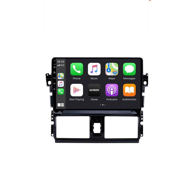 Navigation för Toyota Vios Yaris 2013-2016 | CarPlay | Android Auto | WIFI | Bluetooth | QLED | XR4