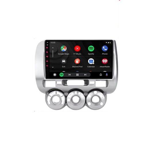 Navigation för Honda Fit Jazz Stad 2002-2007 | CarPlay | Android Auto | WIFI | Bluetooth | QLED | XR4