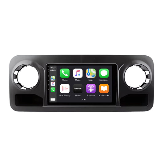 Navigation för Mercedes Sprinter W907 2018-2023 | CarPlay | Android Auto | WIFI | Bluetooth | QLED | XR4