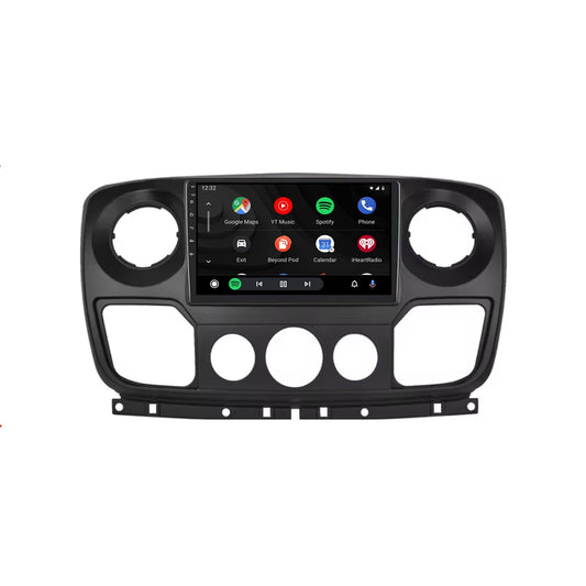 Navigation för Renault Master III (FV) 2010-2013 | CarPlay | Android Auto | WIFI | Bluetooth | QLED | XR4