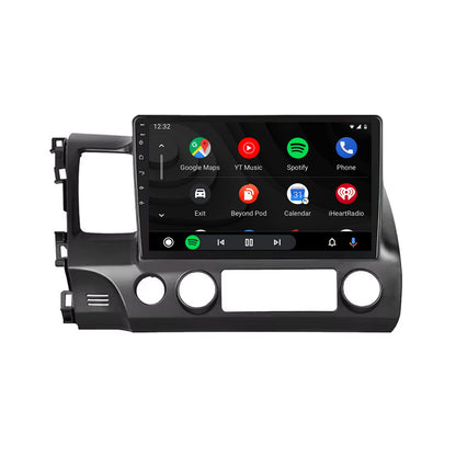 Navigation för Honda Civic 2006-2011 | CarPlay | Android Auto | WIFI | Bluetooth | QLED | XR4