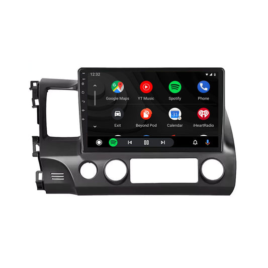 Navigation för Honda Civic 2006-2011 | CarPlay | Android Auto | WIFI | Bluetooth | QLED | XR4