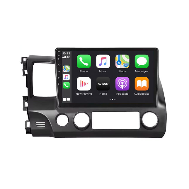 Navigation för Honda Civic 2006-2011 | CarPlay | Android Auto | WIFI | Bluetooth | QLED | XR4