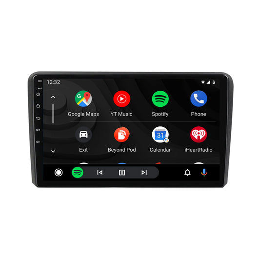 Navigation för Audi A3 med 9 tums skärm | Carplay | Android Auto | DAB | Bluetooth | 64 GB