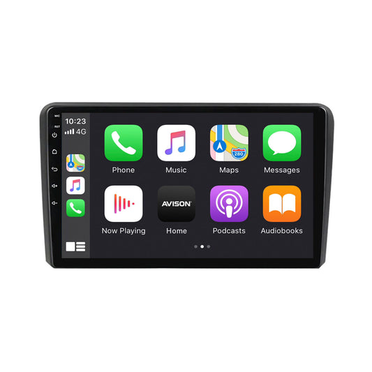 Navigation för Audi A3 med 9 tums skärm | Carplay | Android Auto | DAB | Bluetooth | 64 GB