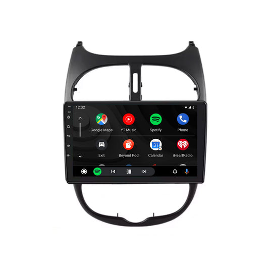 Navigation för Peugeot 206 206CC | Carplay | Android | DAB+ | Bluetooth | XR4