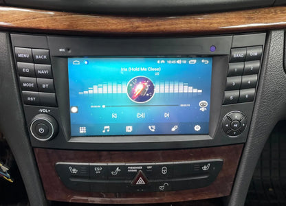 Navigation för Mercedes G CLS E-Klass | Carplay | Android | DAB | Bluetooth