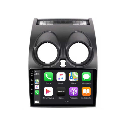 Navigation för Nissan Qashqai J10 | Carplay | Android | DAB+ | Bluetooth | WIFI | XR4