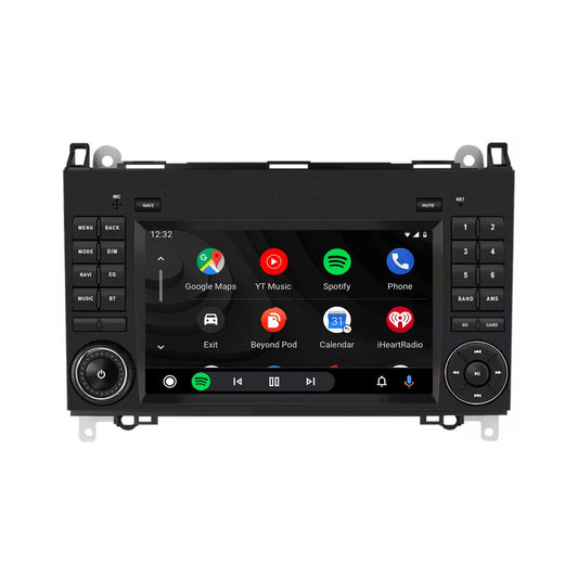Navigation för Mercedes 7" | Carplay | Android Auto | DAB+ | Bluetooth