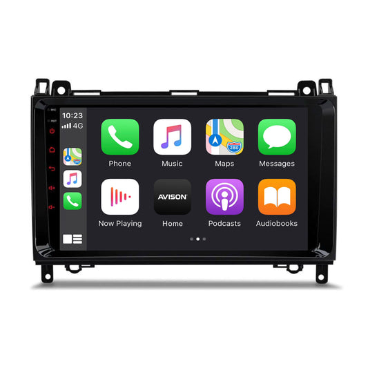 Navigation för Mercedes bilstereo 9" tum | Carplay | Android Auto | DAB | Bluetooth | WIFI