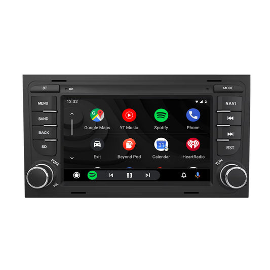 Navigation för Audi A4 | CarPlay | Android Auto | DAB+ | Bluetooth | WIFI