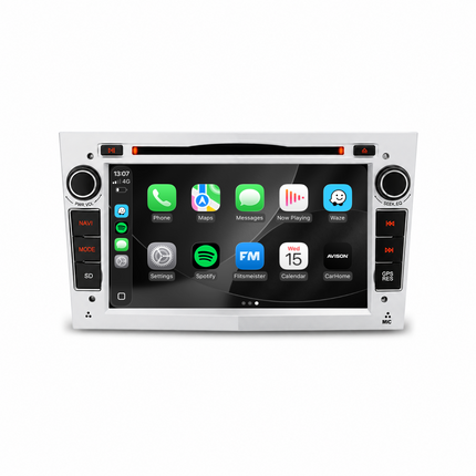Navigation för Opel Silver 7" | Carplay | Android | DAB+ | Bluetooth | WIFI | CD