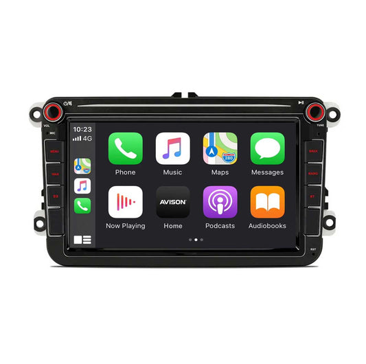 Navigation för VW Seat & Skoda 8 tum | Carplay | Android | DAB | Bluetooth | WIFI