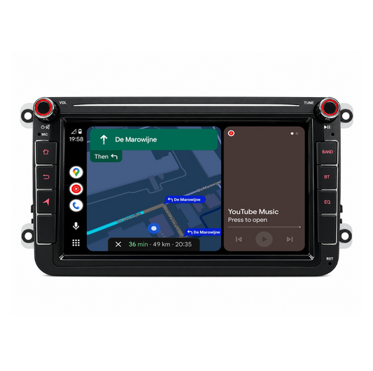 Navigation för VW Seat & Skoda 8 tum | Carplay | Android | DAB+ | Bluetooth | WiFi | AVN-R522