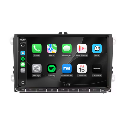 Navigation för VW Seat & Skoda 9 tum | Carplay | Android | DAB+ | Bluetooth | WiFi | AVN-R591