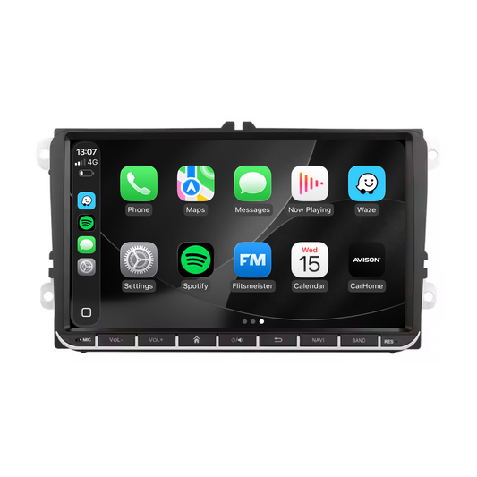 Navigation för VW Seat & Skoda 9 tum | Carplay | Android | DAB+ | Bluetooth | WiFi | AVN-R591