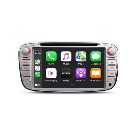 Navigation för Ford Silver Oval 7" | CarPlay | Android | DAB+ | Bluetooth | 64GB
