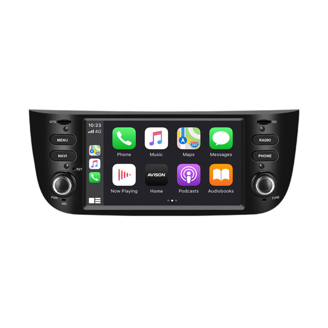 Navigering för Fiat Punto Evo | Carplay | Android | Dab | Bluetooth | Och mer