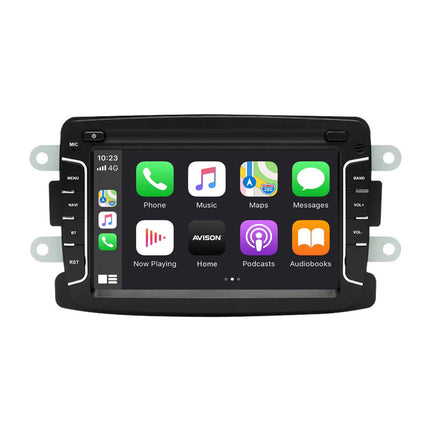Navigation för Dacia Renault | Carplay | Android Auto | DAB+ | Bluetooth