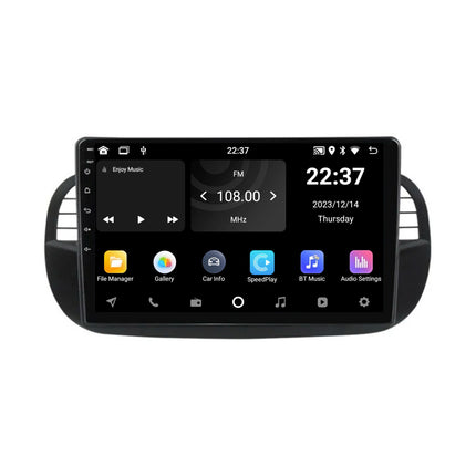 Navigering för Fiat 500 | Full touch | Carplay | Android | Dab | Bluetooth | Svart | Xr4