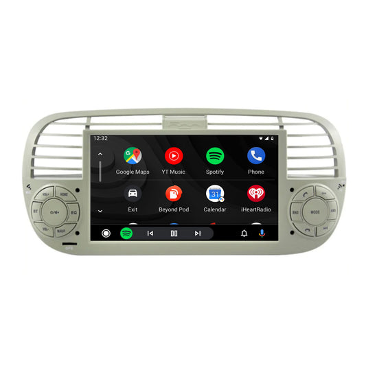 Navigering för Fiat 500 | Carplay | Android | Dab | Bluetooth | Och mer