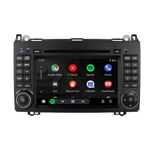 Navigation för Mercedes 7" | Carplay | Android | DAB | Bluetooth | 64GB